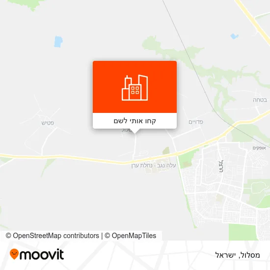 מפת מסלול