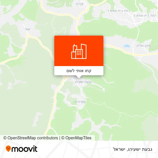 מפת גבעת ישעיהו