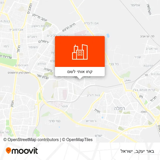 מפת באר יעקב