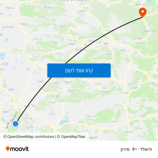 מפת ח'ואלד למירון