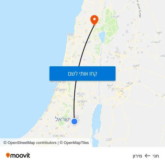 מפת חגי למירון
