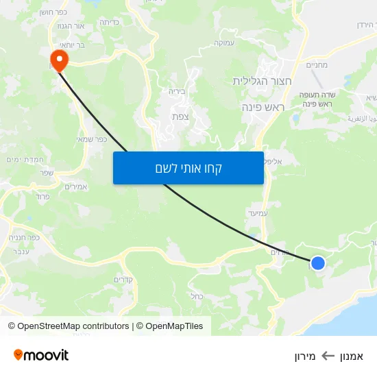 מפת אמנון למירון