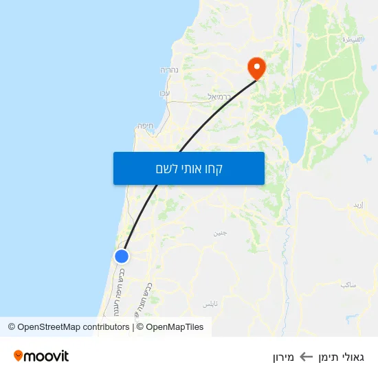 מפת גאולי תימן למירון
