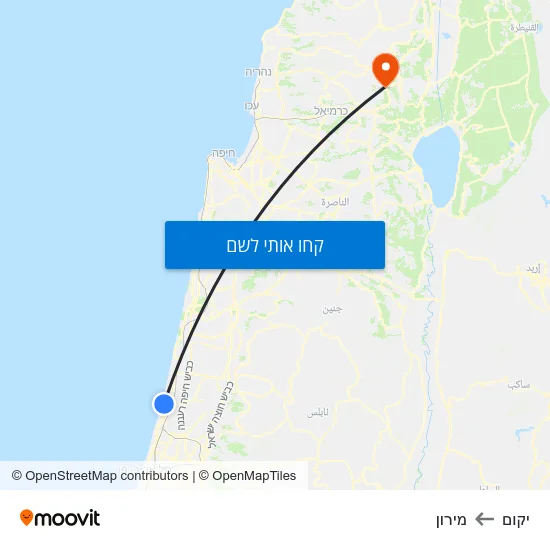מפת יקום למירון