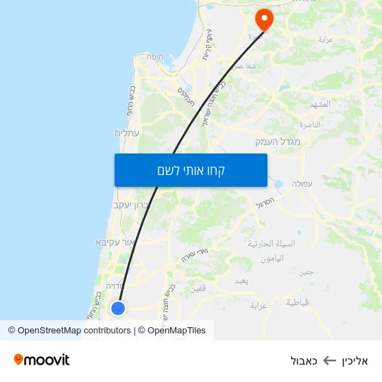מפת אליכין לכאבול
