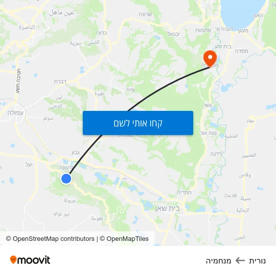 מפת נורית למנחמיה