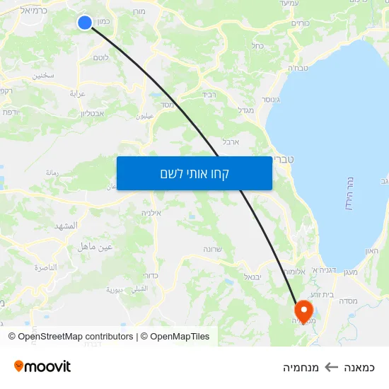 מפת כמאנה למנחמיה