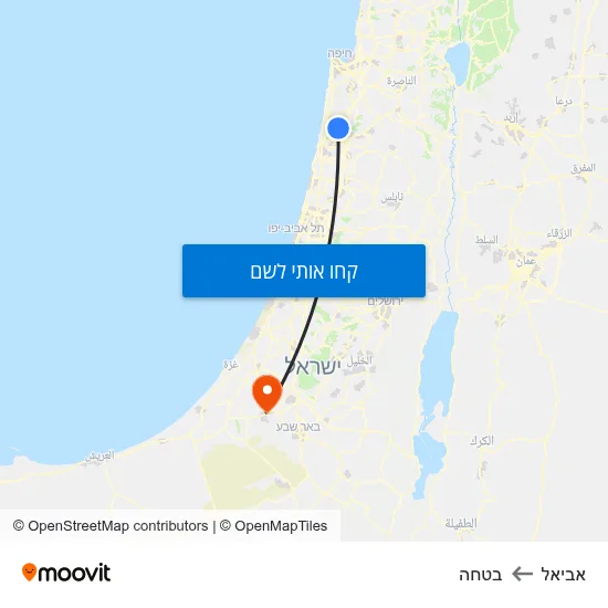 מפת אביאל לבטחה