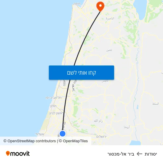 מפת יסודות לביר אל-מכסור
