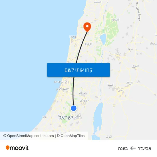 מפת אביעזר לבענה