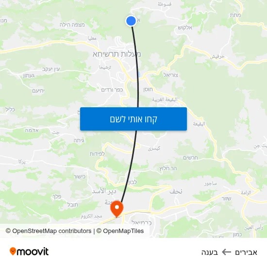 מפת אבירים לבענה