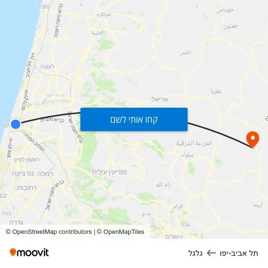 מפת תל אביב-יפו לגלגל