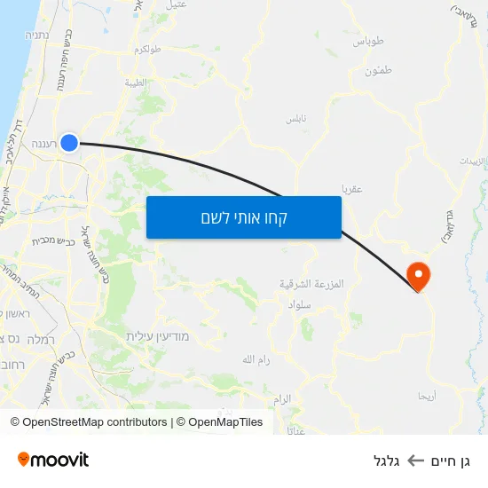 מפת גן חיים לגלגל