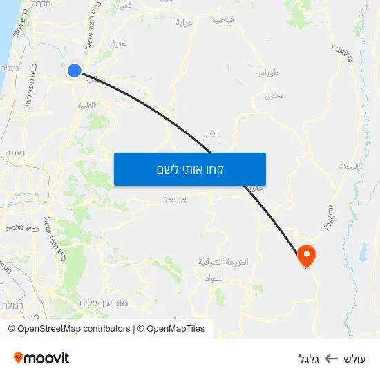 מפת עולש לגלגל