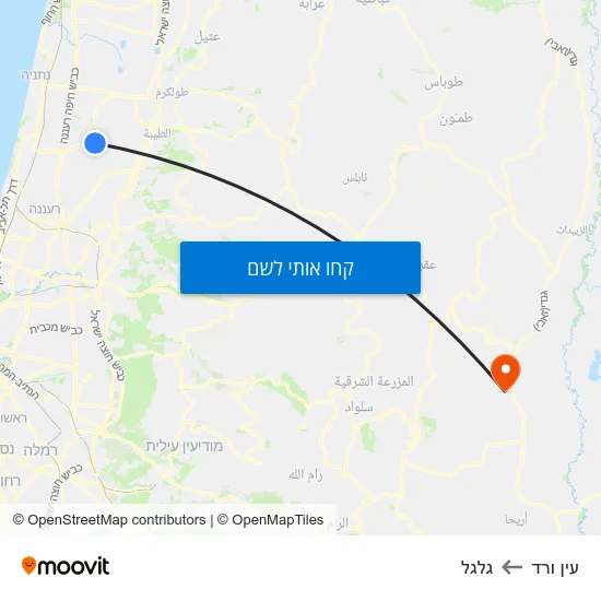 מפת עין ורד לגלגל