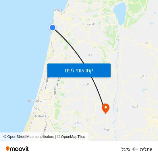 מפת עתלית לגלגל