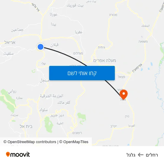 מפת רחלים לגלגל