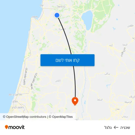 מפת שכניה לגלגל