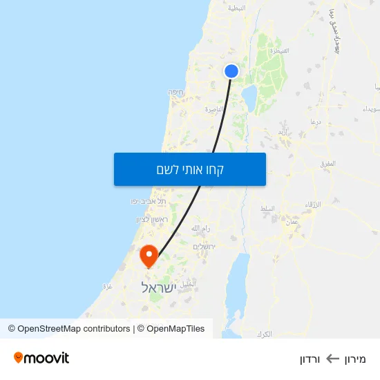 מפת מירון לורדון