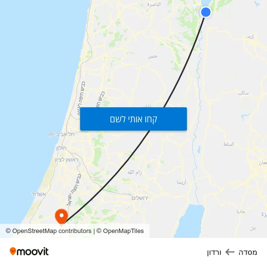 מפת מסדה לורדון