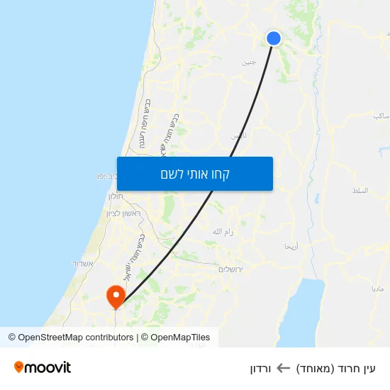 מפת עין חרוד (מאוחד) לורדון