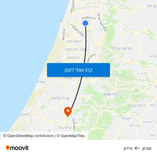 מפת סביון לורדון