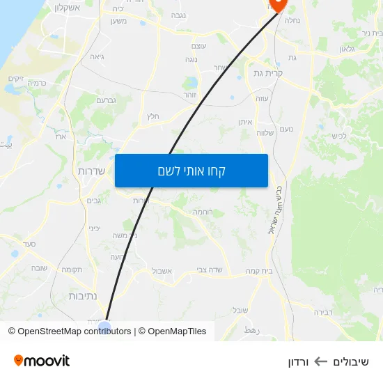 מפת שיבולים לורדון