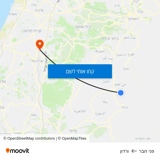 מפת פני חבר לורדון