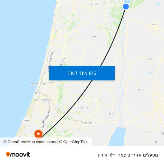 מפת מפעלים אזוריים צמח לורדון