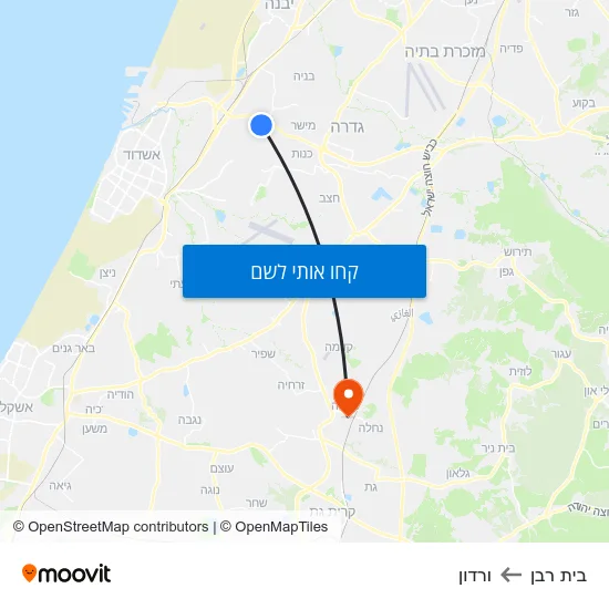 מפת בית רבן לורדון