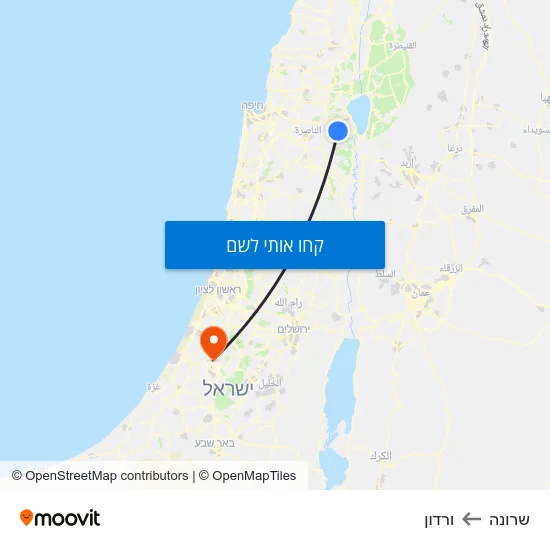 מפת שרונה לורדון