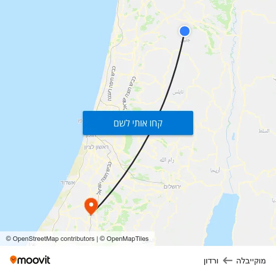מפת מוקייבלה לורדון