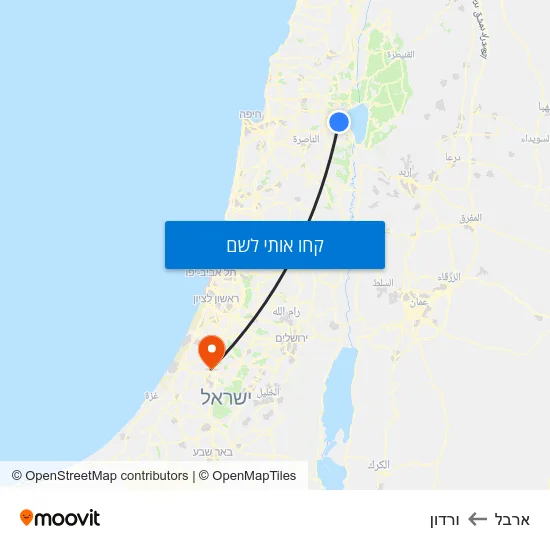 מפת ארבל לורדון