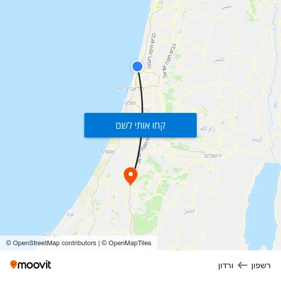 מפת רשפון לורדון