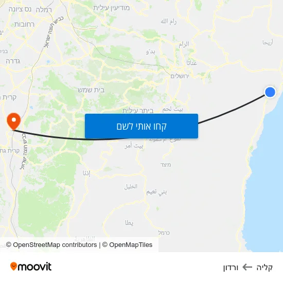 מפת קליה לורדון