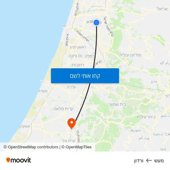 מפת מעש לורדון