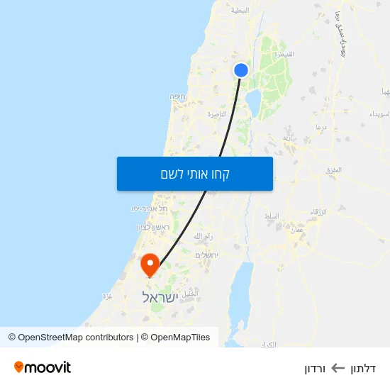 מפת דלתון לורדון