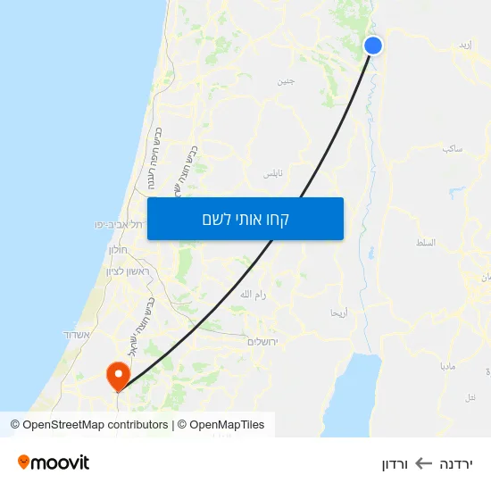 מפת ירדנה לורדון