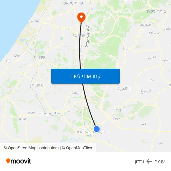 מפת עומר לורדון