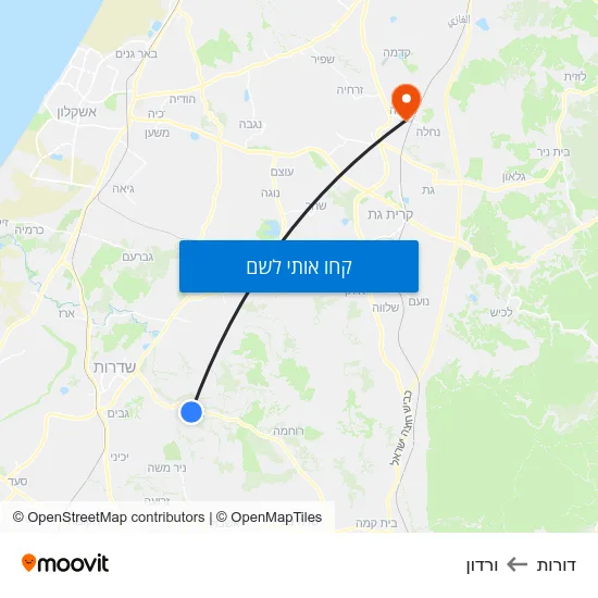 מפת דורות לורדון