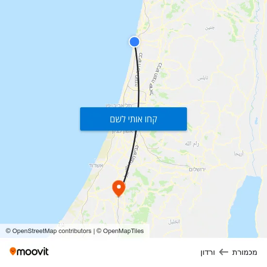 מפת מכמורת לורדון
