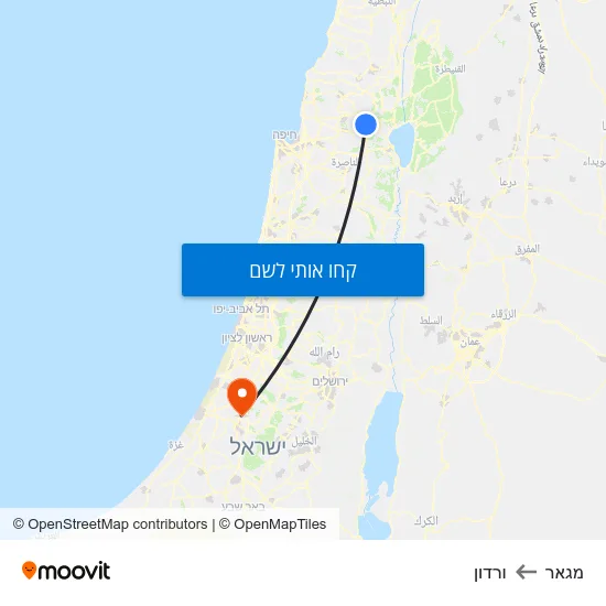 מפת מגאר לורדון