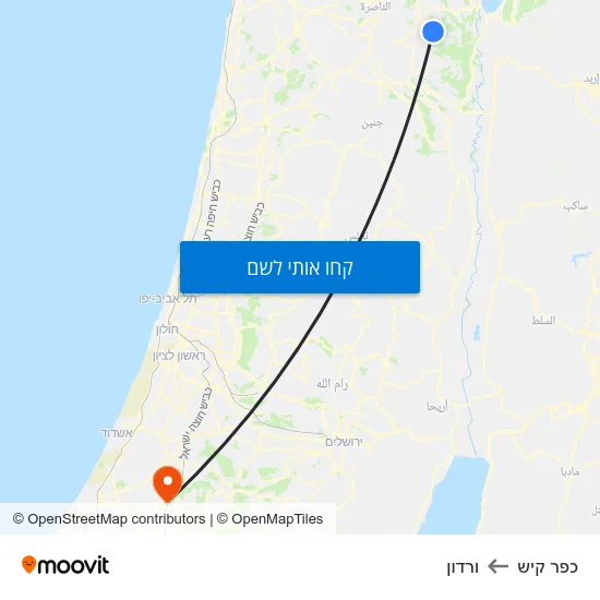 מפת כפר קיש לורדון