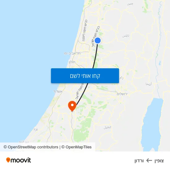 מפת צופין לורדון