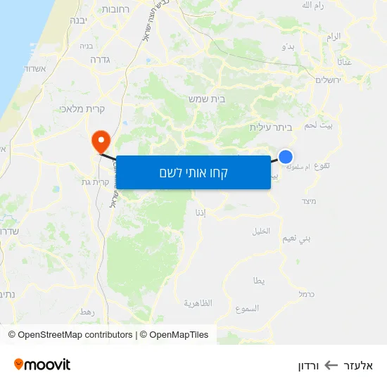מפת אלעזר לורדון