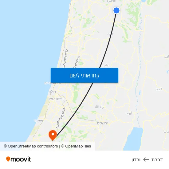 מפת דברת לורדון