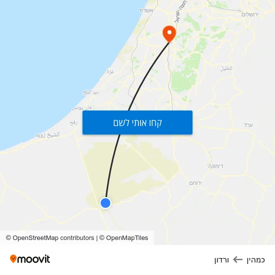 מפת כמהין לורדון