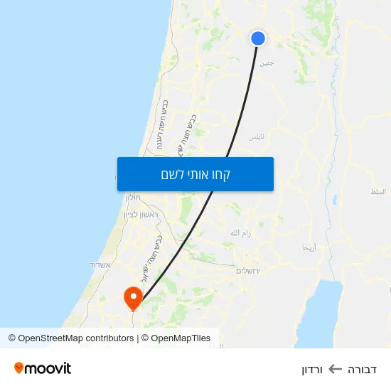 מפת דבורה לורדון