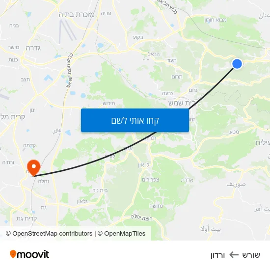 מפת שורש לורדון