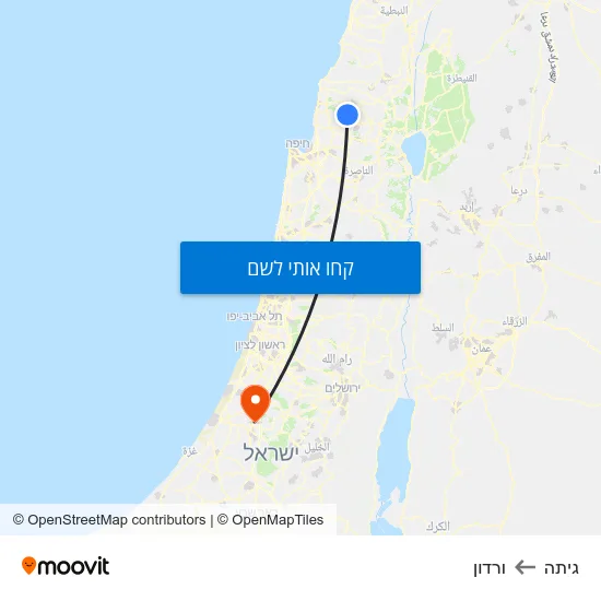 מפת גיתה לורדון